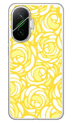 Rakuten - ローズポップ パステルイエローPoco F7 (ソフトTPU) YESNO ケース カバー スマホケース 送料無料 耐衝撃 プリント 保護 衝撃吸収