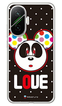 Love Panda ホワイトドットPoco F7 (ソフトTPU) SECOND SKIN ケース カバー スマホケース 送料無料 耐衝撃 プリント
