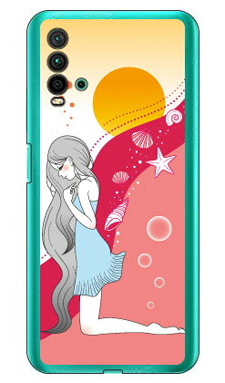 Wavelet （クリア） design by いせきあい Redmi 9T M2010J19SR MVNOスマホ（SIMフリー端末）・Y!mobile Coverfull redmi 9t m2010j19sr スマホ redmi 9t m2010j19sr スマートフォン redmi 9t m2010j19sr スマホケース m2010j19sr スマホカバー 送料無料