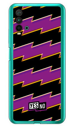 樂天商城 - ライトニングボーダー パープル （クリア） Redmi 9T M2010J19SR MVNOスマホ（SIMフリー端末）・Y!mobile YESNO redmi 9t m2010j19sr スマホ redmi 9t m2010j19sr スマートフォン redmi 9t m2010j19sr スマホケース m2010j19sr スマホカバー 送料無料