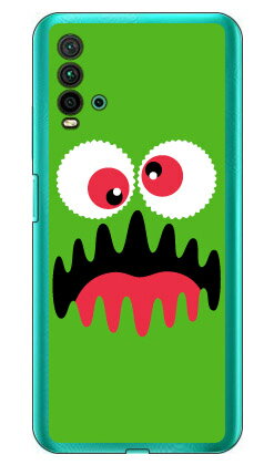 ワンダーモンスター グリーン （クリア） Redmi 9T M2010J19SR MVNOスマホ（SIMフリー端末）・Y!mobile YESNO redmi 9t m2010j19sr スマホ redmi 9t m2010j19sr スマートフォン redmi 9t m2010j19sr スマホケース redmi m2010j19sr スマホカバー 送料無料