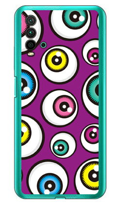 アイズ パープル （クリア） Redmi 9T M2010J19SR MVNOスマホ（SIMフリー端末）・Y!mobile YESNO redmi 9t m2010j19sr スマホ redmi 9t m2010j19sr スマートフォン redmi 9t m2010j19sr スマホケース redmi m2010j19sr スマホカバー レッドミー 送料無料