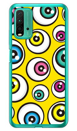 アイズ イエロー （ソフトTPUクリア） Redmi 9T M2010J19SR MVNOスマホ（SIMフリー端末）・Y!mobile YESNO redmi 9t m2010j19sr スマホ redmi 9t m2010j19sr スマートフォン redmi 9t スマホケース m2010j19sr スマホカバー レッドミー 送料無料