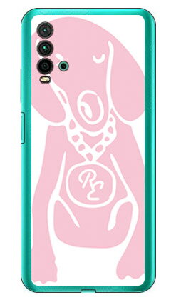 乐天商城 - Dog ホワイト×ピンク design by ROTM （クリア） Redmi 9T M2010J19SR MVNOスマホ（SIMフリー端末）・Y!mobile SECOND SKIN redmi 9t m2010j19sr スマホ redmi 9t m2010j19sr スマートフォン redmi 9t m2010j19sr スマホケース redmi 9t 送料無料
