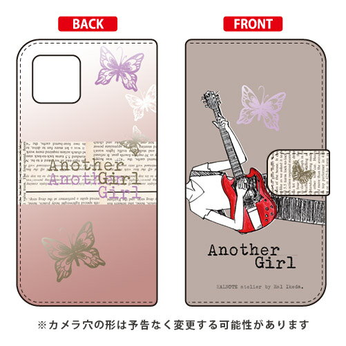 手帳型スマートフォンケース Hal Ikeda 「Another Girl アッシュ」 iPhone 11 Apple SECOND SKIN 受注生産 スマホケース 手帳型ケース iphone11 ケース iphone11 カバー アイフォーン11 ケース アイフォーン11 カバー アイフォン 11 送料無料
