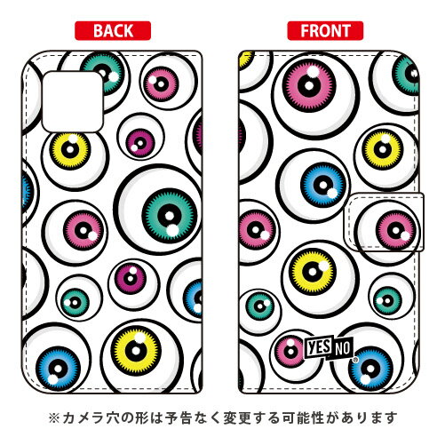 手帳型スマートフォンケース アイズ ホワイト iPhone 11 Apple YESNO 受注生産 スマホケース 手帳型ケース アップル iphone11 iphone11 ケース iphone11 カバー アイフォーン11 ケース アイフォーン11 カバー 送料無料