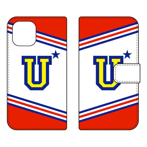 樂天商城 - 手帳型スマートフォンケース Cf LTD チア イニシャル アルファベット U （レッド） iPhone 12 Apple Coverfull 手帳型ケース アップル iphone12 iphone12 ケース iphone12 カバー アイフォーン12 ケース アイフォーン12 カバー 送料無料