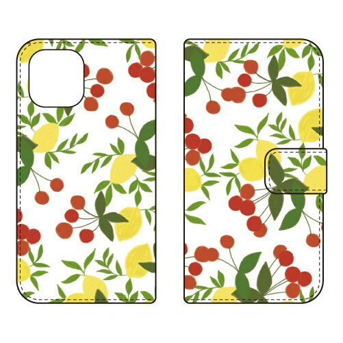 手帳型スマートフォンケース Cf LTD スタンダード チェリーレモネード iPhone 12 Apple Coverfull スマホケース 手帳型ケース アップル iphone12 iphone12 ケース iphone12 カバー アイフォーン12 ケース アイフォーン12 カバー 送料無料