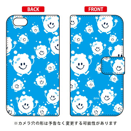 手帳型ケース 「bubbles ライトブルー」 design by PansonWorks iPhone 6s Apple SECOND SKIN iphone6s ケース iphone6s カバー iphone 6s ケース iphone 6s カバー アイフォーン6s ケース アイフォーン6s カバー アイフォン6s ケース 送料無料