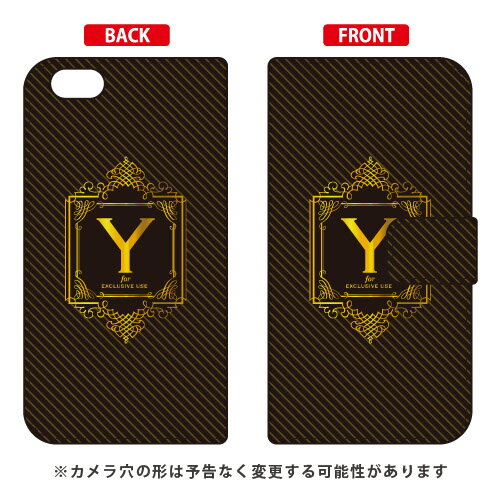 【送料無料】 手帳型スマートフォンケース Cf LTD ラグジュアリー イニシャル アルファベット Y （ゴールドイエロー） / for iPhone 6s/Apple 【Coverfull】iphone6s ケース iphone6s カバー iphone 6s ケース iphone 6s カバー アイフォーン6s ケース