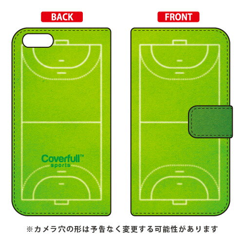 手帳型スマートフォンケース ハンドボールコート グリーン iPhone SE (2022 第3世代・2020 第2世代) 8 7 Apple Coverfull...