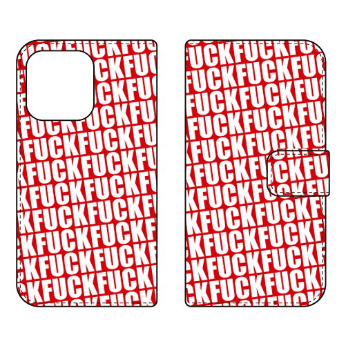 樂天商城 - 手帳型スマートフォンケース Cf LTD FUCKパターン レッド iPhone 13 Pro Max Apple Coverfull アップル iphone13 pro max iphone13 pro max ケース iphone13 pro max カバー アイフォーン13プロマックス ケース アイフォーン13プロマックス カバー 送料無料