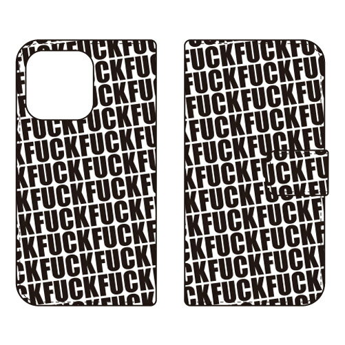 乐天商城 - 手帳型スマートフォンケース Cf LTD FUCKパターン ホワイト iPhone 13 Pro Apple Coverfull 受注生産 スマホケース ハードケース アップル iphone13 pro iphone13 pro ケース iphone13 pro カバー アイフォーン13プロ ケース アイフォーン13プロ カバー 送料無料