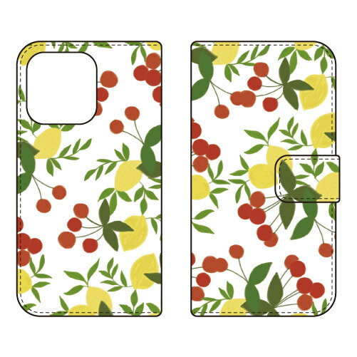 手帳型スマートフォンケース Cf LTD スタンダード チェリーレモネード iPhone 13 Pro Apple Coverfull 手帳型ケース アップル iphone13 pro iphone13 pro ケース iphone13 pro カバー アイフォーン13プロ ケース アイフォーン13プロ カバー 送料無料
