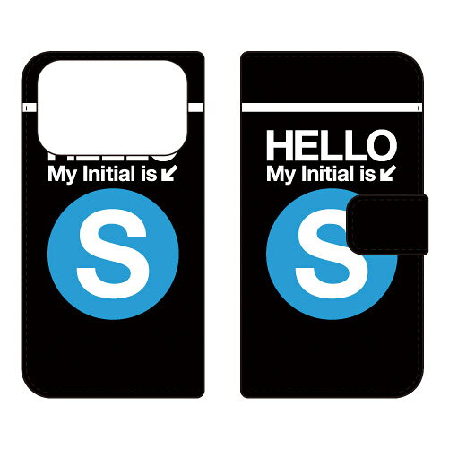 樂天商城 - 手帳型スマートフォンケース Cf LTD サブウェイ イニシャル アルファベット S （サックス） iPhone 17 Pro Coverfull ケース カバー スマホケース 送料無料 耐衝撃 プリント 保護 衝撃吸収