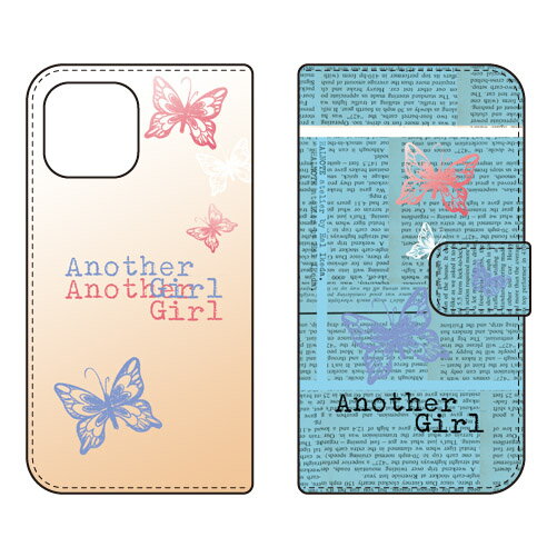 手帳型スマートフォンケース Hal Ikeda 「Another Girl ブルー」 iPhone 13 Apple SECOND SKIN セカンドスキン 受注生産 スマホケース 手帳型ケース iphone13 ケース iphone13 カバー アイフォーン13 ケース アイフォーン13 カバー アイフォン 13 送料無料