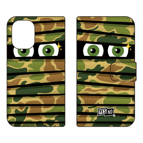 樂天商城 - 手帳型スマートフォンケース ミイラくん ハンターカモ iPhone 16 YESNO ケース カバー スマホケース 送料無料 耐衝撃 プリント 保護 衝撃吸収