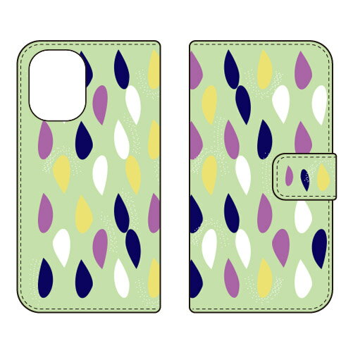 樂天商城 - 手帳型スマートフォンケース Cf LTD 北欧風グリーン水玉 fpr iPhone 16 Coverfull ケース カバー スマホケース 送料無料 耐衝撃 プリント 保護 衝撃吸収