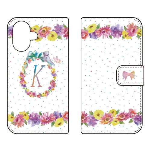 乐天商城 - 手帳型スマートフォンケース Cf LTD イニシャル パステルフラワー K iPhone 17 Apple Coverfull iphone17 ケース iphone17 カバー iPhone 17 ケース iPhone 17 カバー アイフォーン17 ケース アイフォーン17 カバー アイフォン17 ケース 送料無料