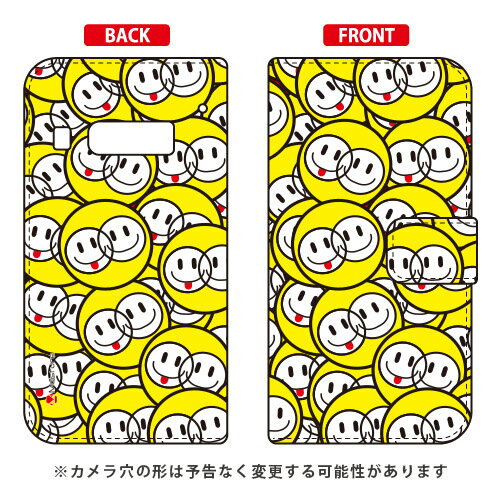 手帳型スマートフォンケース Moisture 「SMILE DOT 2」 iida INFOBAR A03 au SECOND SKIN a03 ケース a03 カバー infobar a03 ケース infobar a03 カバー インフォバー ケース インフォバー カバー スマホケース スマホカバー アンドロイド 送料無料