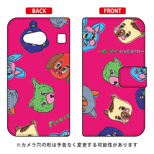 手帳型スマートフォンケース Rob Kidney 「City Escape Picnic Crew」 rafre KYV40・DIGNO W au・MVNOスマホ（SIMフリー端末） SECOND SKIN rafre kyv40 ケース rafre kyv40 カバー kyv40ケース kyv40カバー ラフレ kyv40 ラフレ スマホケース 送料無料