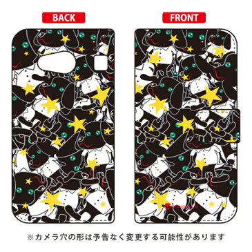 手帳型スマートフォンケース Moisture 「Doggy Star」 rafre KYV40・DIGNO W au・MVNOスマホ（SIMフリー端末） SECOND SKIN rafre kyv40 ケース rafre kyv40 カバー kyv40ケース kyv40カバー ラフレ kyv40 ラフレ スマホケース 送料無料