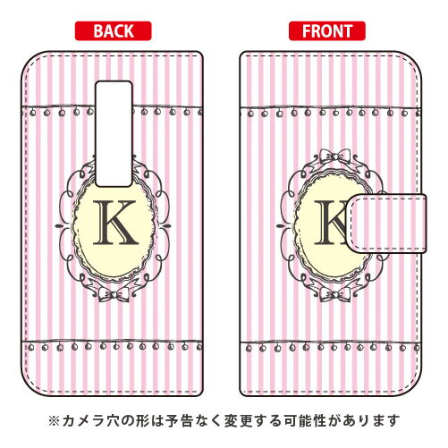乐天商城 - 手帳型スマートフォンケース Cf LTD イニシャル アルファベット K （ピンク） URBANO V04 au Coverfullv04 スマホ 本体 保護 ケース 手帳型ケース 手帳型 クリアケース 保護 フィルム ソフト カバー ソフトカバー ハードケース 送料無料