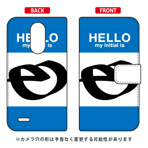 Rakuten - 手帳型スマートフォンケース Cf LTD ハロー イニシャル アルファベット E （ブルー） LG it LGV36 au Coverfull lg it lgv36 カバー lg it lgv36 ケース lgv36 カバー lgv36 ケース lg it カバー lg it ケース LGイット カバー LGイット ケース 送料無料