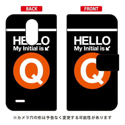 樂天商城 - 手帳型スマートフォンケース Cf LTD サブウェイ イニシャル アルファベット Q （オレンジ） LG it LGV36 au Coverfull lg it lgv36 カバー lg it lgv36 ケース lgv36 カバー lgv36 ケース lg it カバー lg it ケース LGイット カバー LGイット 送料無料