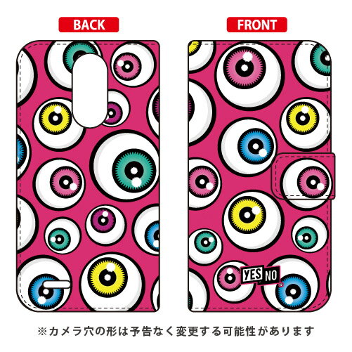 手帳型スマートフォンケース アイズ ピンク LG it LGV36 au YESNO スマホケース 手帳型ケース lg it lgv36 カバー lg it lgv36 ケース lgv36 カバー lgv36 ケース lg it カバー lg it ケース LGイット カバー LGイット ケース lgv36カバー 送料無料