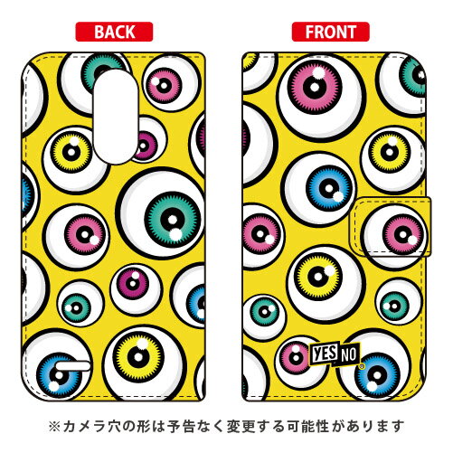 手帳型スマートフォンケース アイズ イエロー LG it LGV36 au YESNO 手帳型ケース lg it lgv36 カバー lg it lgv36 ケース lgv36 カバー lgv36 ケース lg it カバー lg it ケース LGイット カバー LGイット ケース lgv36カバー 送料無料