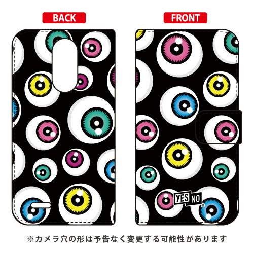 手帳型スマートフォンケース アイズ ブラック LG it LGV36 au YESNO 手帳型ケース lg it lgv36 カバー lg it lgv36 ケース lgv36 カバー lgv36 ケース lg it カバー lg it ケース LGイット カバー LGイット ケース lgv36カバー 送料無料