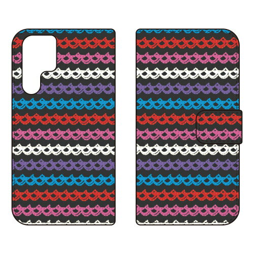 手帳型スマートフォンケース Cf LTD パターン-79 Galaxy S22 Ultra SCG14 SC-52C au・docomo Coverfull 手帳型ケースau scg14 sc-52c ケース scg14 sc-52c カバー galaxy s22ウルトラ ケース galaxy s22ウルトラ カバー ギャラクシーs22ウルトラ ケース 送料無料