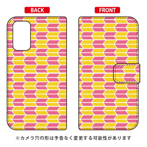 【送料無料】 手帳型スマートフォンケース Cf LTD 和柄 矢絣桃黄 / for Galaxy S20+ 5G SCG02・SC-52A・Olympic Edition/au・docomo 【Coverfull】scg02 sc52a オリンピックエディション カバー scg02 sc52a オリンピックエディション ケース galaxy