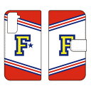 手帳型スマートフォンケース Cf LTD チア イニシャル アルファベット F (レッド) Galaxy S21 5G SCG09・SC-51B au・docomo Coverfull galaxy s21 5g scg09 sc-51b ケース galaxy s21 5g scg09 sc-51b カバー scg09 sc-51b ケース scg09 sc-51b 送料無料(2)