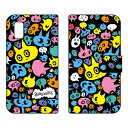 手帳型スマートフォンケース aaaaiWORKS 「ねこちゃん(ネオン)」 AQUOS wish SHG06・A104SH・SH-RM20 wish2 SH-51C・A204SH docomo・au・SoftBank・Y!mobile・楽天モバイル SECOND SKINau shg06 カバー shg06 ケース aquos wish shg06 カバー aquos 送料無料(2)