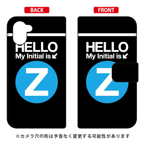 樂天商城 - 手帳型スマートフォンケース Cf LTD サブウェイ イニシャル アルファベット Z （サックス） AQUOS R3 SHV44・SH-04L・808SH au・docomo・SoftBank Coverfull shv44 sh-04l 808shカバー shv44 sh-04l 808shケース aquos r3 送料無料