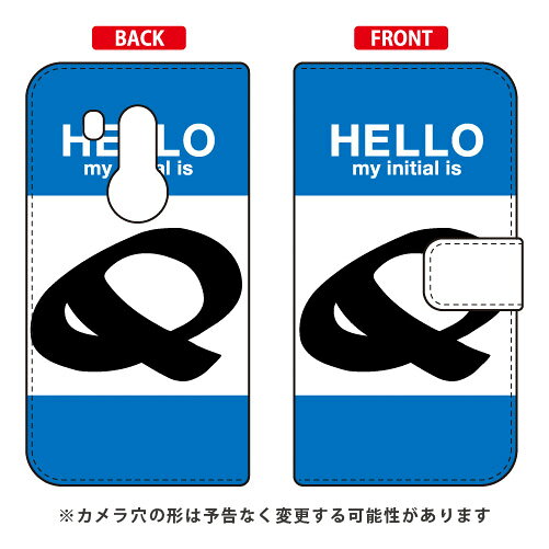 Rakuten - 手帳型スマートフォンケース Cf LTD ハロー イニシャル アルファベット Q （ブルー） arrows Be3 F-02L docomo Coverfull arrows be3 ケース arrows be3 カバー アローズ be3 ケース アローズ be3 カバー アローズbe3ケース アローズbe3カバー 送料無料