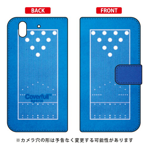 手帳型スマートフォンケース ボウリングコート ブルー arrows Be F-04K docomo Coverfull arrows be ケース arrows...