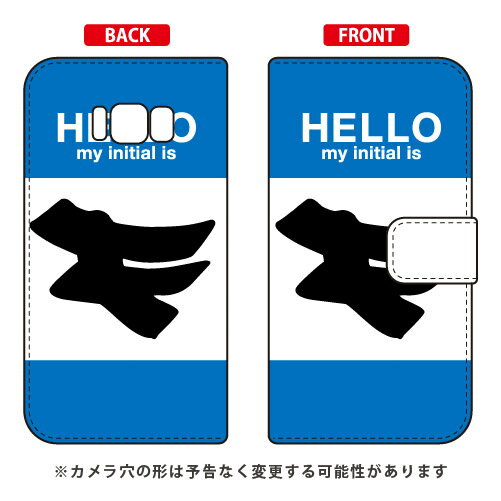 樂天商城 - 手帳型スマートフォンケース Cf LTD ハロー イニシャル アルファベット F （ブルー） Galaxy S8 SC-02J・SCV36 docomo・au Coverfull galaxy s8 ケース galaxy s8 カバー ギャラクシーs8 ケース ギャラクシーs8 カバー sc-02j ケース 送料無料