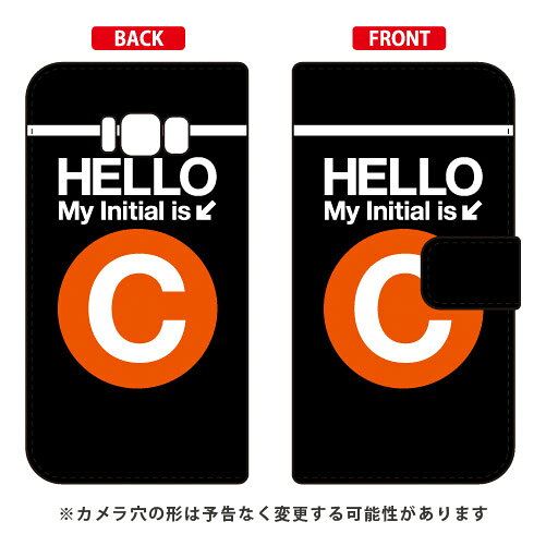 Rakuten - 手帳型スマートフォンケース Cf LTD サブウェイ イニシャル アルファベット C （オレンジ） Galaxy S8 SC-02J・SCV36 docomo・au Coverfull galaxy s8 ケース galaxy s8 カバー ギャラクシーs8 ケース ギャラクシーs8 カバー sc-02j ケース 送料無料