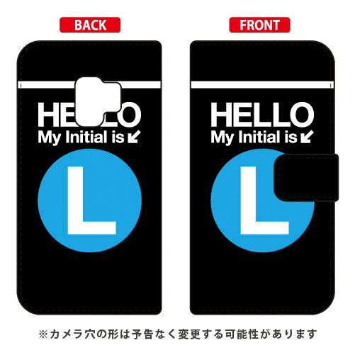 手帳型スマートフォンケース Cf LTD サブウェイ イニシャル アルファベット L （サックス） Galaxy S9 SC-02K・SCV38 docomo・au Coverfull galaxy s9 ケース galaxy s9 カバー ギャラクシーs9 ケース ギャラクシーs9 カバー sc-02k ケース 送料無料