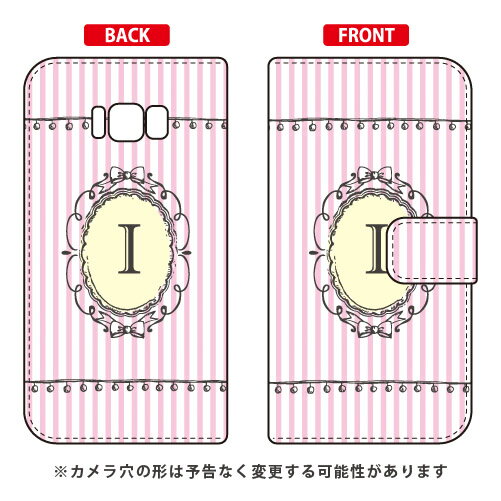 手帳型スマートフォンケース Cf LTD イニシャル アルファベット I （ピンク） Galaxy S8+ （PLUS） SC-03J・SCV35 docomo・au Coverfull galaxy s8 plus ケース galaxy s8 plus カバー ギャラクシーs8 プラス ケース ギャラクシーs8 プラス 送料無料