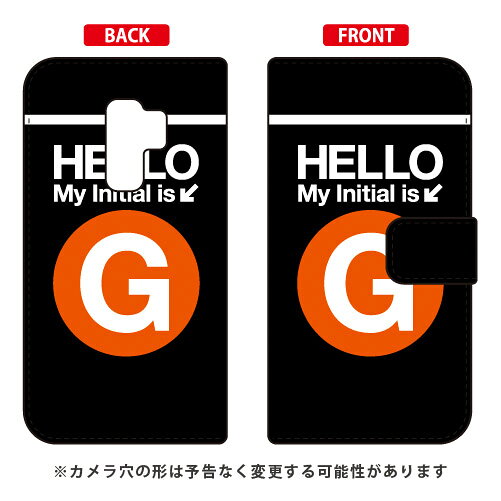 乐天商城 - 手帳型スマートフォンケース Cf LTD サブウェイ イニシャル アルファベット G （オレンジ） Galaxy S9+ SC-03K・SCV39 docomo・au Coverfull galaxy s9+ ケース galaxy s9+ カバー ギャラクシーs9+ ケース ギャラクシーs9+ カバー sc-03k 送料無料