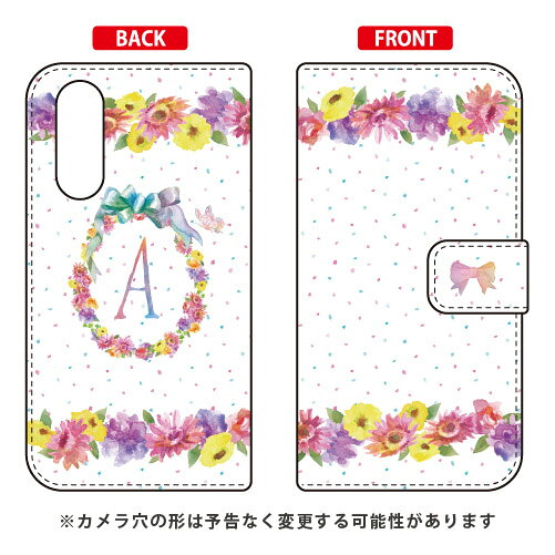 樂天商城 - 手帳型スマートフォンケース Cf LTD イニシャル パステルフラワー A Galaxy A41 SC-41A・SCV48 docomo・au Coverfull galaxy a41 ケース ギャラクシー Case ギャラクシーa41 Cover スマホケース スマホ カバー スマートフォン galaxya41 ケース 送料無料