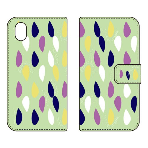 手帳型スマートフォンケース Cf LTD 北欧風グリーン水玉 Galaxy A22 5G SC-56B docomo Coverfull 受注生産 スマホケース 手帳型ケース galaxy a22 sc-56b ケース galaxy a22 sc-56b カバー galaxy a22 ケース galaxy a22 カバー ギャラクシーエー22ケース 送料無料