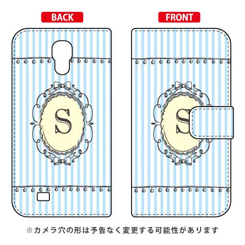 【送料無料】 手帳型スマートフォンケース Cf LTD イニシャル アルファベット S （サックス） / for GALAXY J SC-02F/docomo 【Coverfull】galaxy j ケース ギャラクシー j ケース ギャラクシー j カバー スマホケース スマホカバー スマートフォン SC-02F