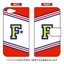 手帳型スマートフォンケース Cf LTD チア イニシャル アルファベット F (レッド) AQUOS ZETA SH-04H・SHV34・506SH・STAR WARS mobile docomo・au・SoftBank Coverfull sh-04h ケース sh-04h カバー docomo ドコモ 送料無料