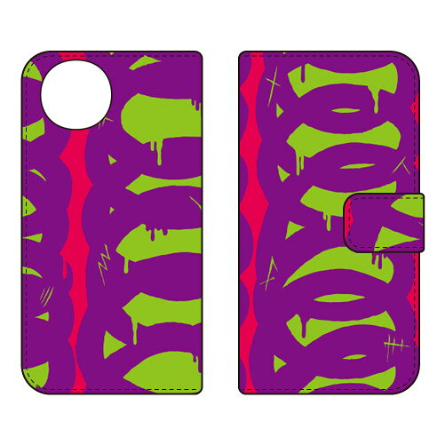 手帳型スマートフォンケース 441 「ramble」 AQUOS wish4 SH-52E A402SH SH-M27 A403SH SHG13 SECOND SKIN ケース カバー スマホケース 送料無料 耐衝撃 プリント 保護 衝撃吸収
