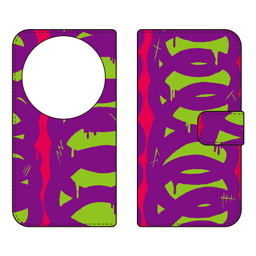 手帳型スマートフォンケース 441 「ramble」 AQUOS R9 pro SH-54E A504SH SH-M30 SECOND SKIN ケース カバー スマホケース 送料無料 耐衝撃 プリント 保護 衝撃吸収